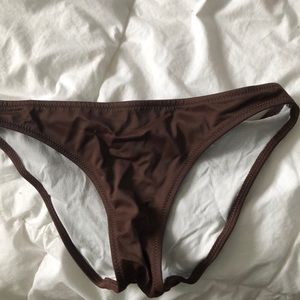 brown bathing suit bottoms